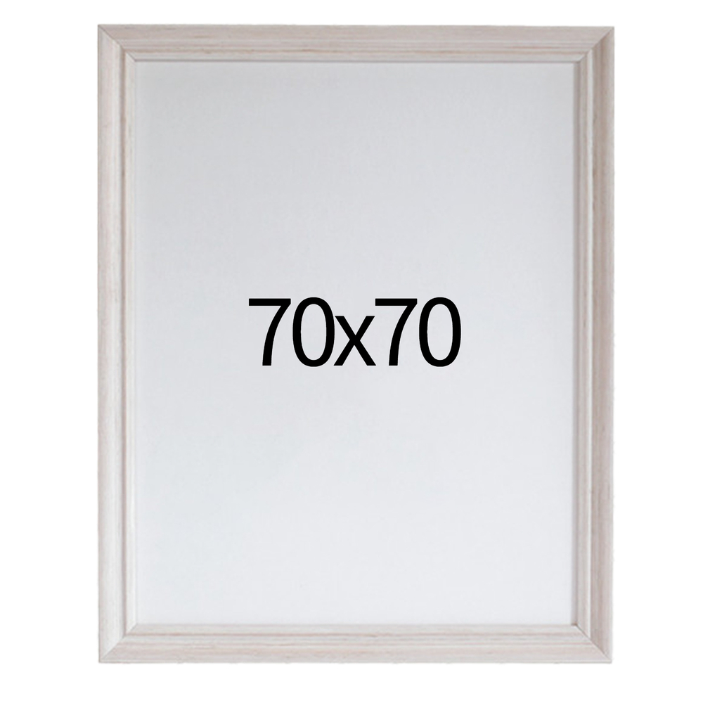 럭셔리 엔틱 원목액자 웨딩액자 우드 아크릴 프레임 스튜디오 틀 70x70 700x700mm, 화이트 - 메인 이미지