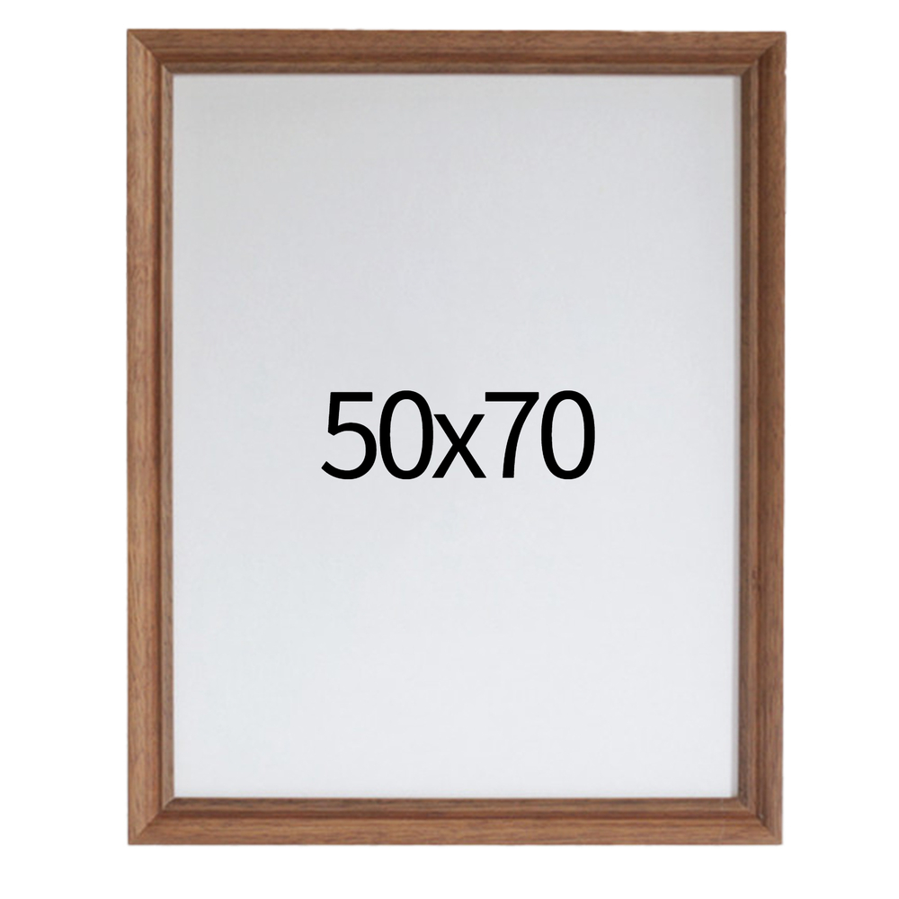 럭셔리 엔틱 원목액자 웨딩액자 우드 아크릴 프레임 스튜디오 틀 50x70 500x700mm, 오크 - 메인 이미지