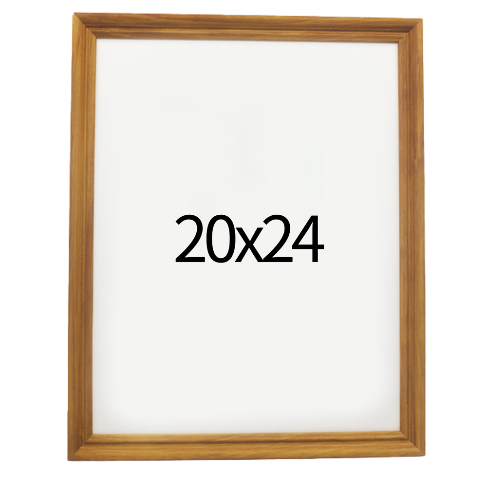럭셔리 엔틱 원목액자 웨딩액자 우드 아크릴 프레임 스튜디오 틀 20x24 508x609mm, 연밤 - 메인 이미지