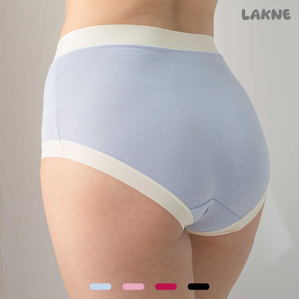 라크네 시그니처 심리스 소프트핏 모달 하이웨스트 투톤 팬티