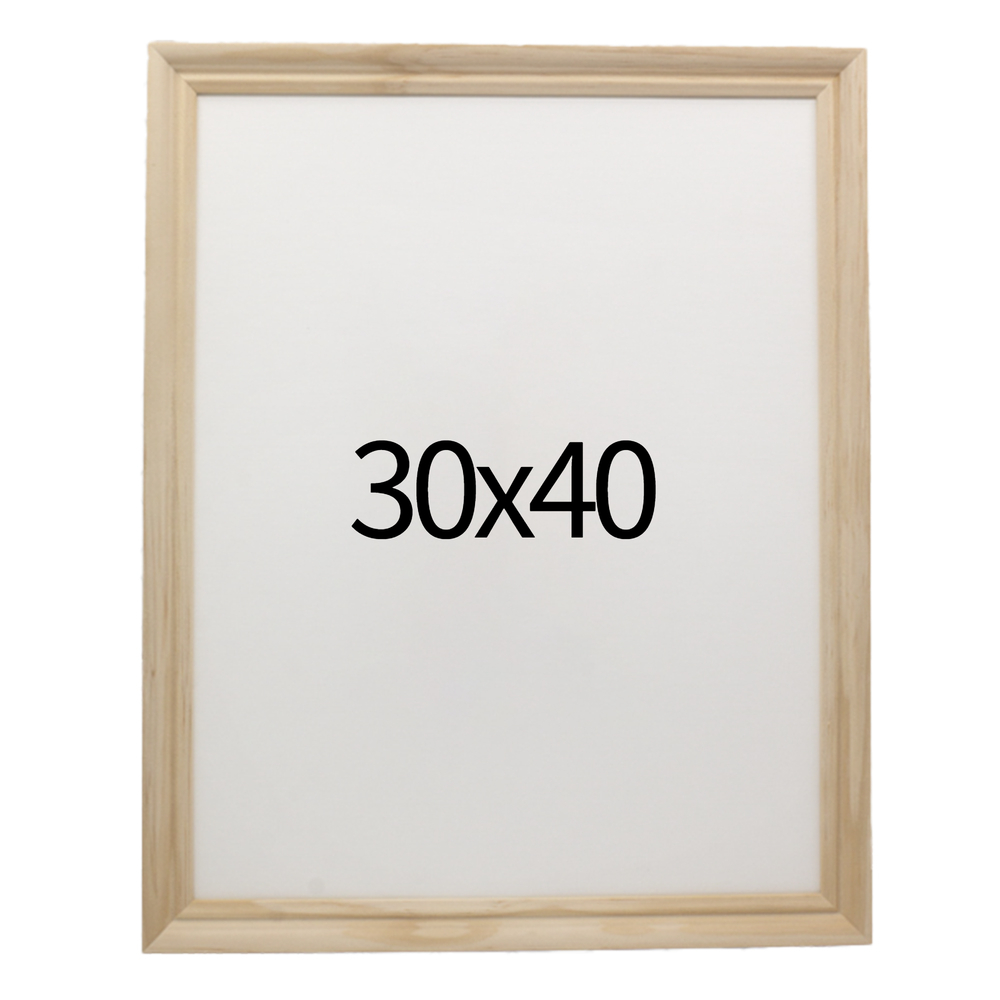 럭셔리 엔틱 원목액자 웨딩액자 우드 아크릴 프레임 스튜디오 틀 30x40 300x400mm, 내츄럴 - 메인 이미지