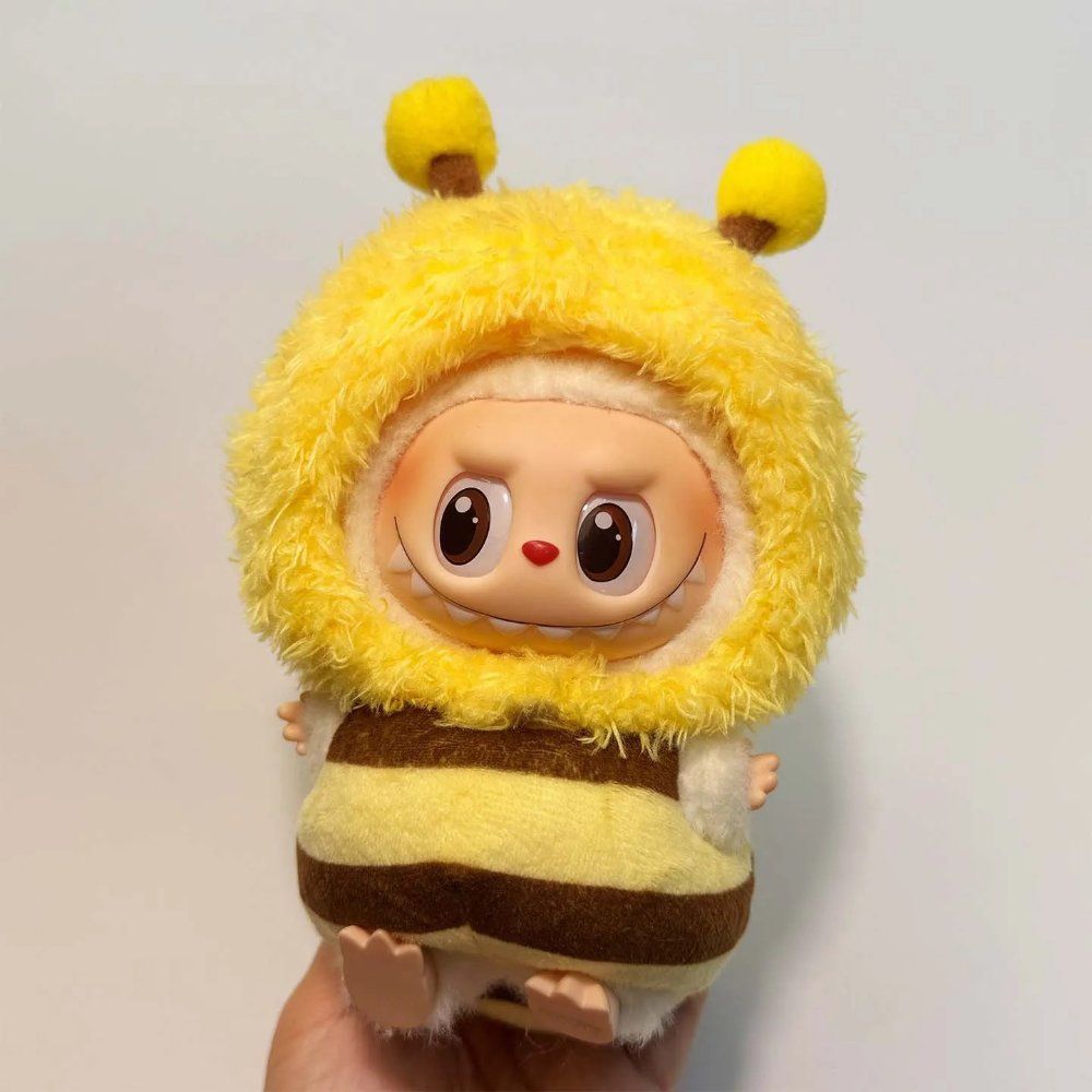 라부부 더몬스터즈 3세대 키링 인형 옷 꾸미기 의상 작은 꿀벌 - 상세 이미지 2