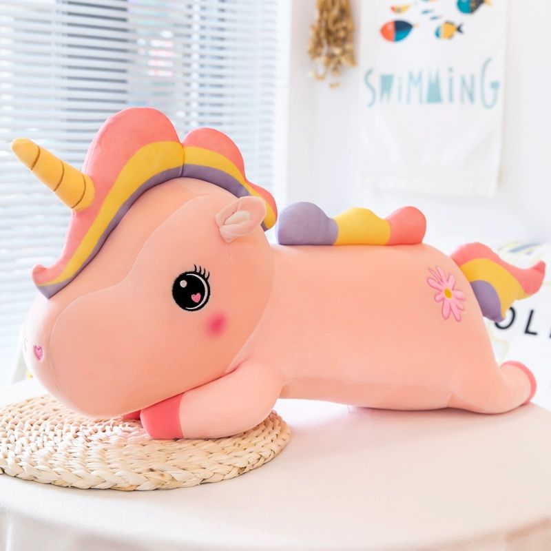 유니콘 애착 쿠션 화이트 필로우 대형 모찌 인형 수면 핑크 40cm 화이트 40cm 컬렉션주목-이벤트가격 - 상세 이미지 4