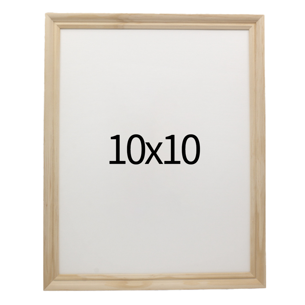 럭셔리 엔틱 원목액자 웨딩액자 우드 아크릴 프레임 스튜디오 틀 10x10 254x254mm, 내츄럴 - 메인 이미지