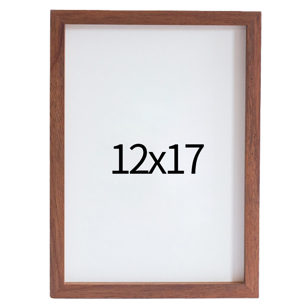 리얼 12mm 원목액자 웨딩액자 그림 포스터 프레임 인테리어 12x17 304x431mm, 오크 - 메인 이미지