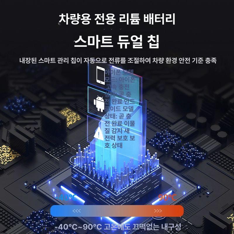 차량용 핸드폰 무선충전 충전거치대 고속 충전기 송풍구 휴대폰 휴대폰거치대 차량용충전기 15-19 벤츠 GLE 실버 플러그 - 상세 이미지 4