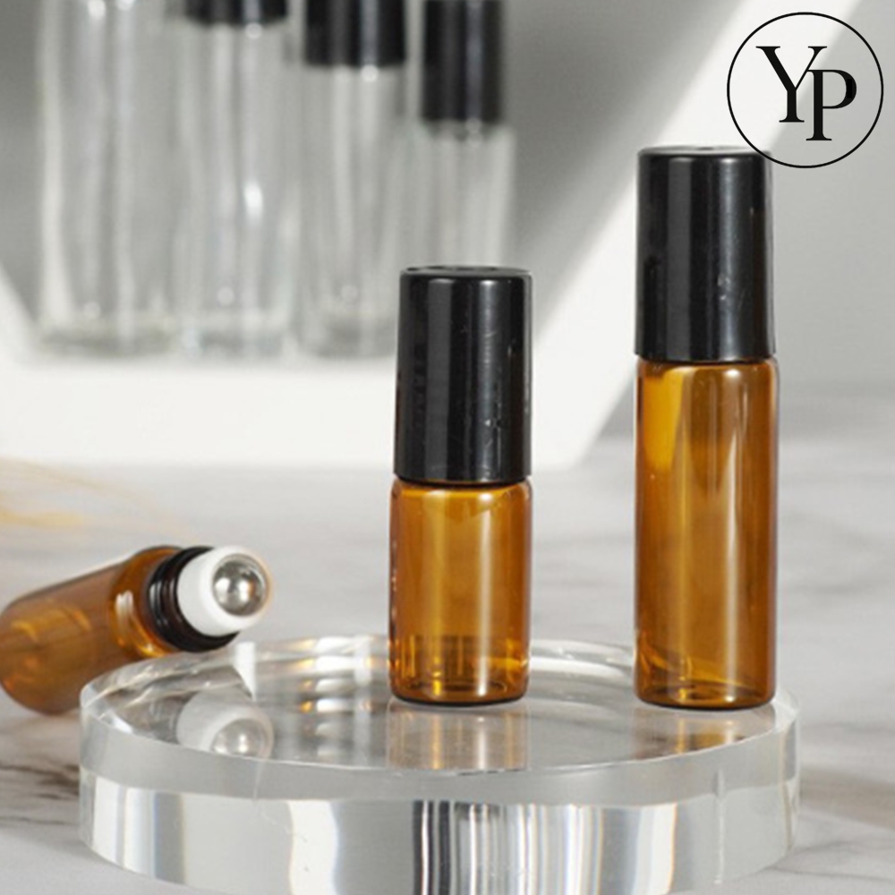 롤온 향수 오일 공병 아로마 샘플 컴팩트 3ml 5ml 여행 휴대용 퍼퓸 케이스 - 메인 이미지