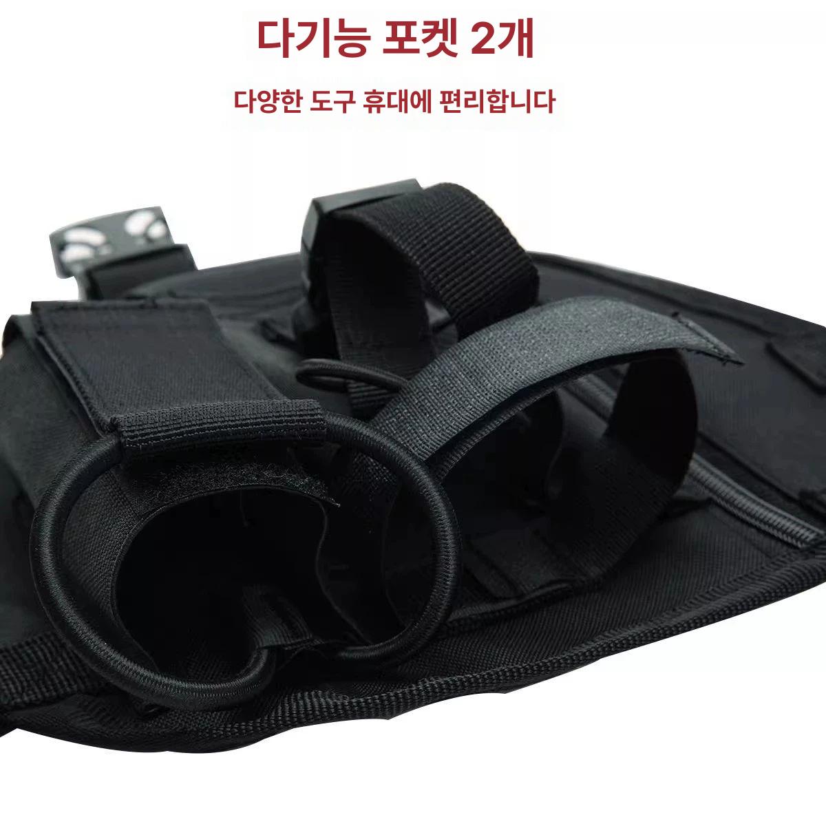 무전기가방 숄더형 크로스백 힙색 통신 현장 전술 제품 파우치 도난방지 투명 올해 수납 행사 PT-14 - 상세 이미지 4