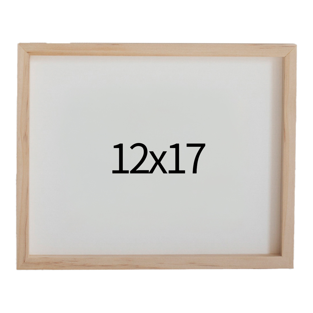 리얼 12mm 원목액자 웨딩액자 그림 포스터 프레임 인테리어 12x17 304x431mm, 내츄럴 - 메인 이미지