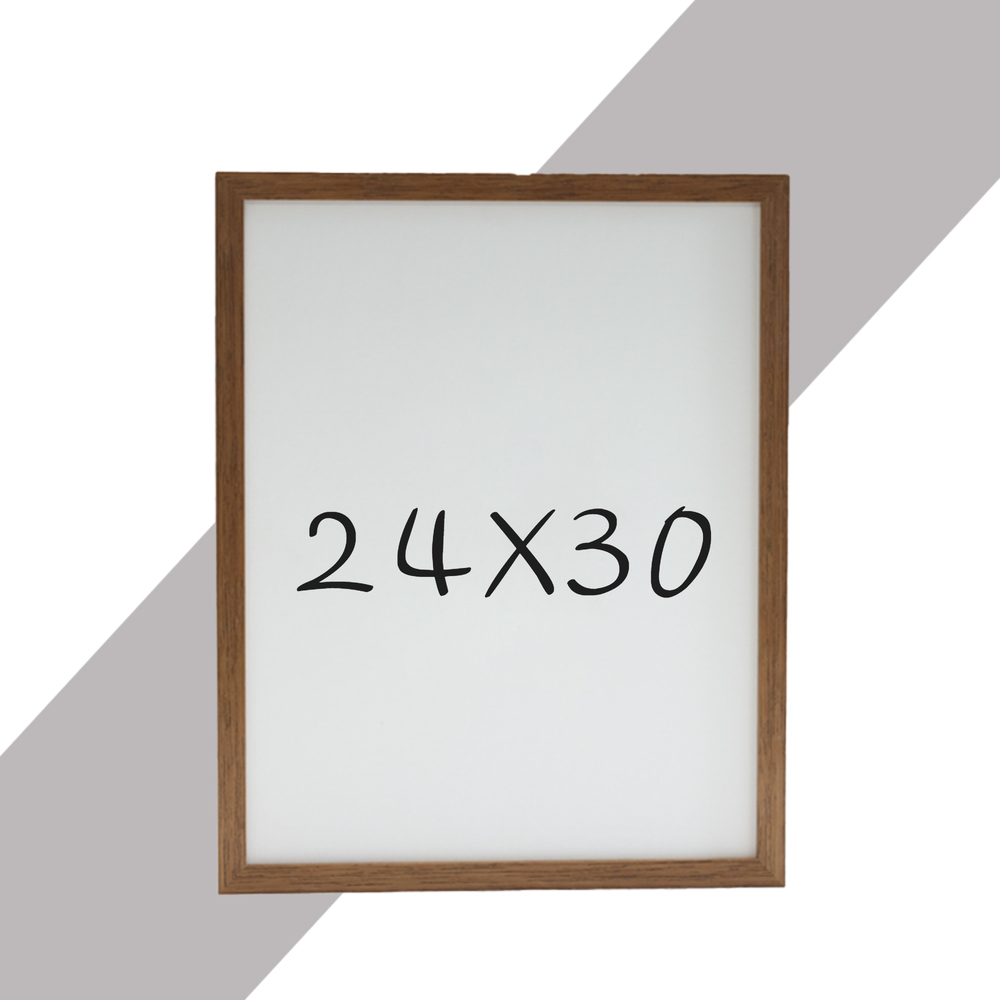 15mm 원목액자 웨딩액자 우드 아크릴 프레임 스튜디오 틀 24x30 609x762mm, 오크 - 상품 이미지