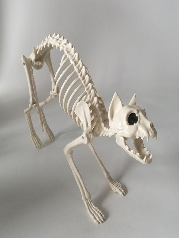 해골 리얼 호러 모형 플리스 장식품 할로윈 소품 데코용 신형 해골 박쥐 52g30x17x5cm - 상세 이미지 4