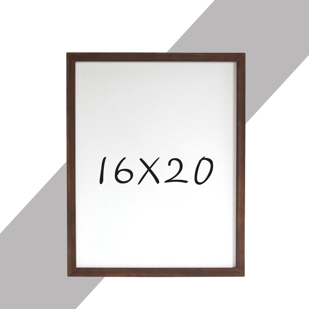 15mm 원목액자 웨딩액자 우드 아크릴 프레임 스튜디오 틀 16x20 406x508mm, 진밤 - 메인 이미지