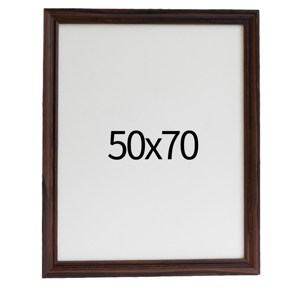 럭셔리 엔틱 원목액자 웨딩액자 우드 아크릴 프레임 스튜디오 틀 50x70 500x700mm, 버닝 - 메인 이미지