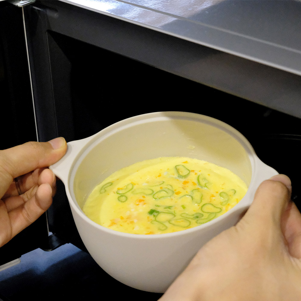 다용도 실리콘찜기 멀티 전자레인지 계란찜 이유식 800ml - 상세 이미지 5
