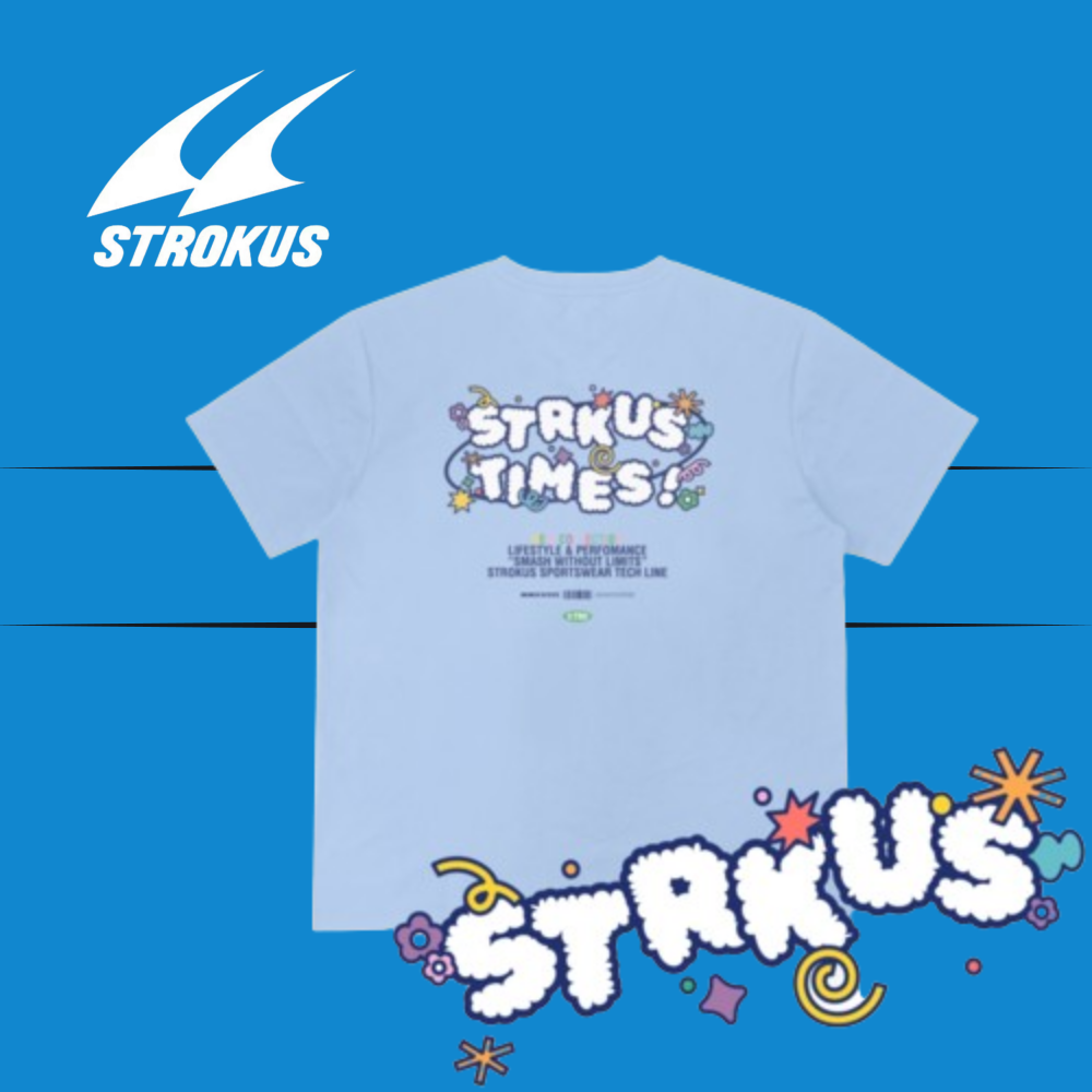 스트로커스 배드민턴의류 반팔 오버핏 티셔츠 STRT-2535 - 상세 이미지 4