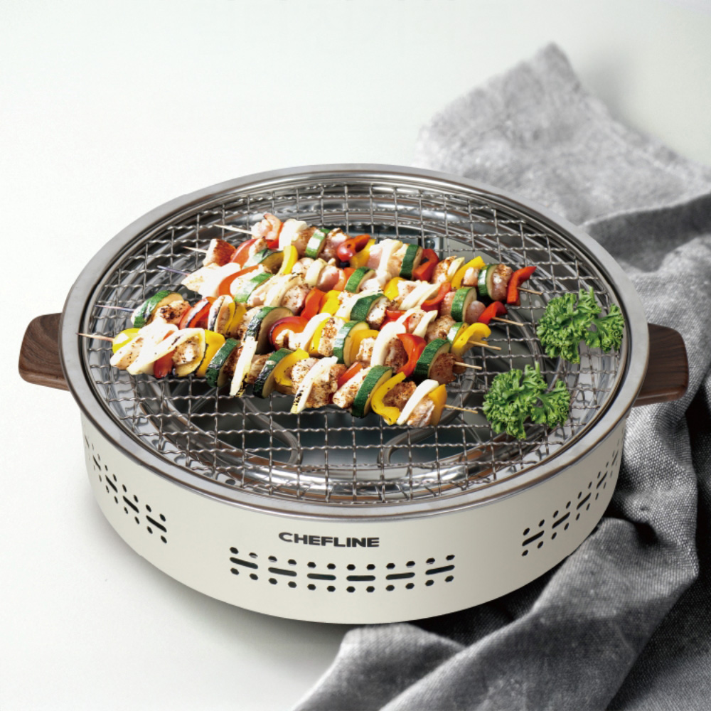 셰프라인 1초 직화구이 올인원 고기불판 생선구이팬 가정용 인덕션 그릴팬