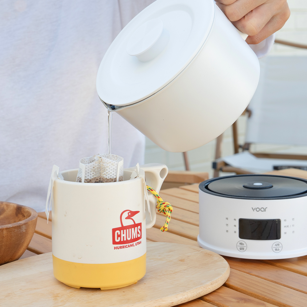 보아르 이지미니쿠커 여행용 전기포트 접이식 휴대용 분유포트 무선 커피주전자 프리볼트 포트기