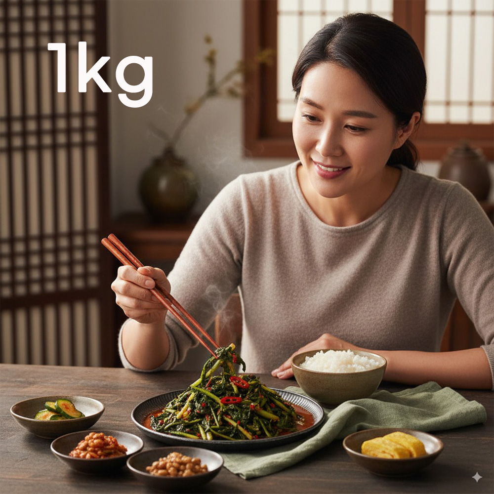 바로담은 국산 아삭아삭 열무김치 여름별미 당일제조 맛있는 서울식 1kg, 1개 - 상품 이미지