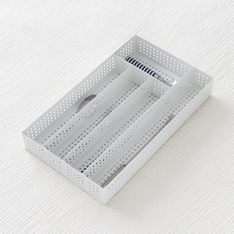 FINSERT 수납함 38x22, 1단, 라이트그레이 6585.4679 이미지 1