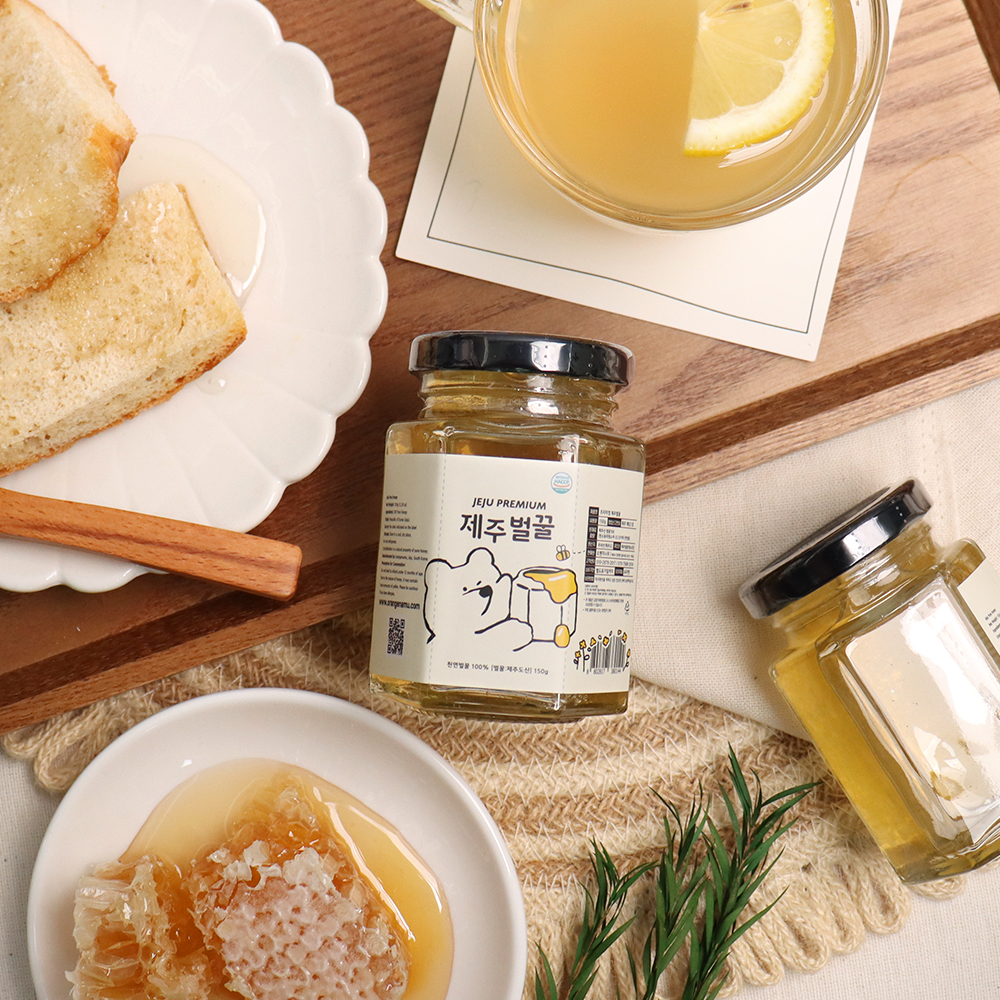프리미엄 제주벌꿀 150g 제주 꿀 답례품 이미지 6