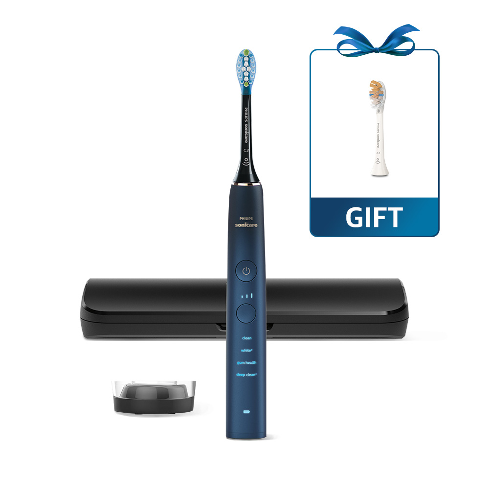 필립스 소닉케어 다이아몬드클린 9000 스페셜 에디션 아쿠아마린 HX9911/96+올인원 칫솔모 1P 증정
