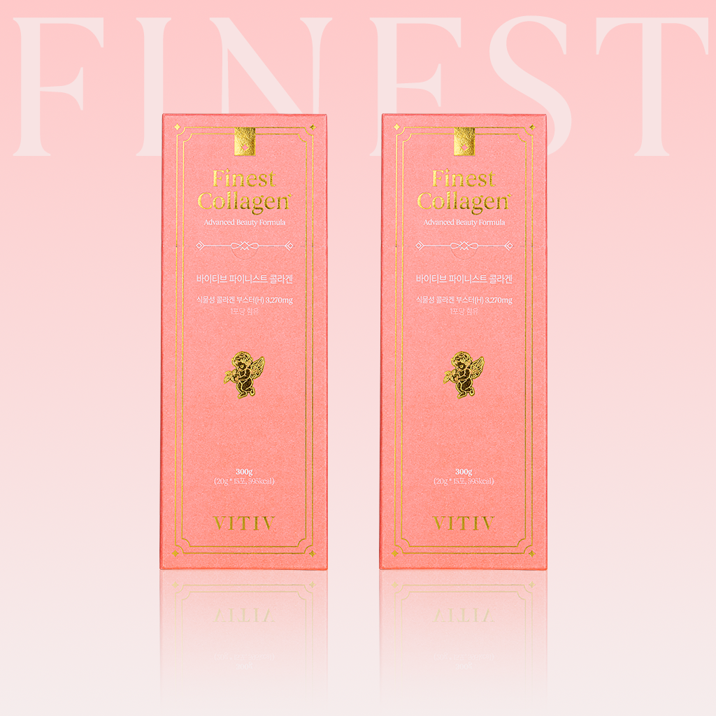 바이티브 프리미엄 식물성 저분자 콜라겐 펩타이드 맛있는 올인원 이너뷰티 15포, 2개