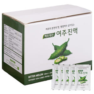 시골장터 여주 즙 50포 100ml 진액 백두대간 건강나라 국내산 국산 ... 맛있게 먹은 솔직 후기 - 상품 이미지 1