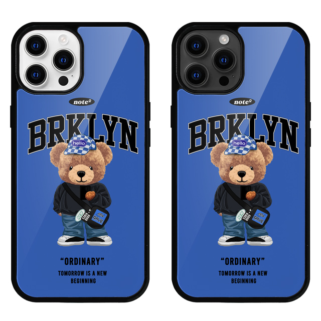 곰 캐릭터 베어 글라스 범퍼 케이스