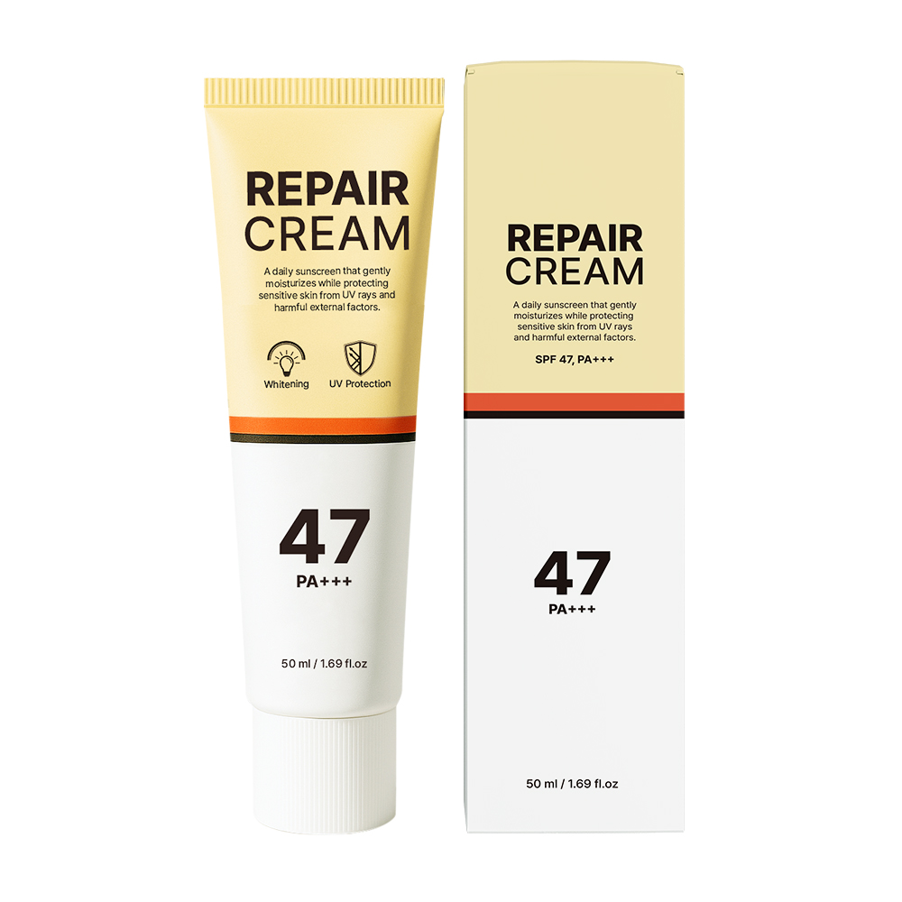 스펠라 리페어 선블럭 크림 47 / 50ml / 미백·자외선 차단 이중 기능성 / 엑토인 - 상세 이미지 3