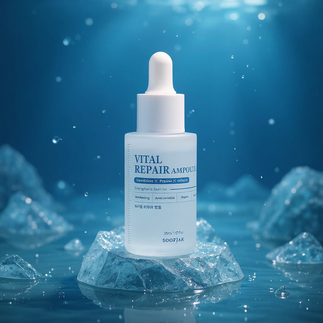 숲작 바이탈 리페어 앰플 미백 세럼 30ml 나이아신아마이드 저분자콜라겐 펩타이드 토닝앰플