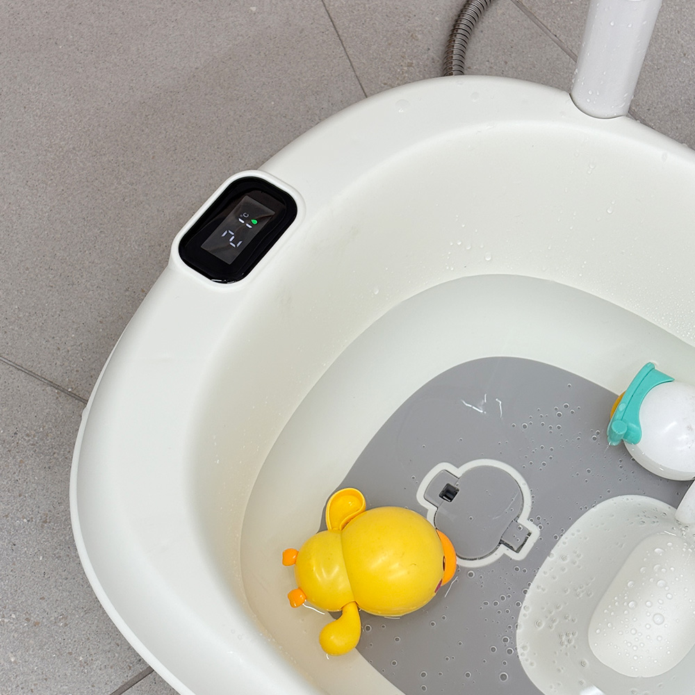 코넘 NEW 등받이 각도조절 신생아 아기 욕조 일체형