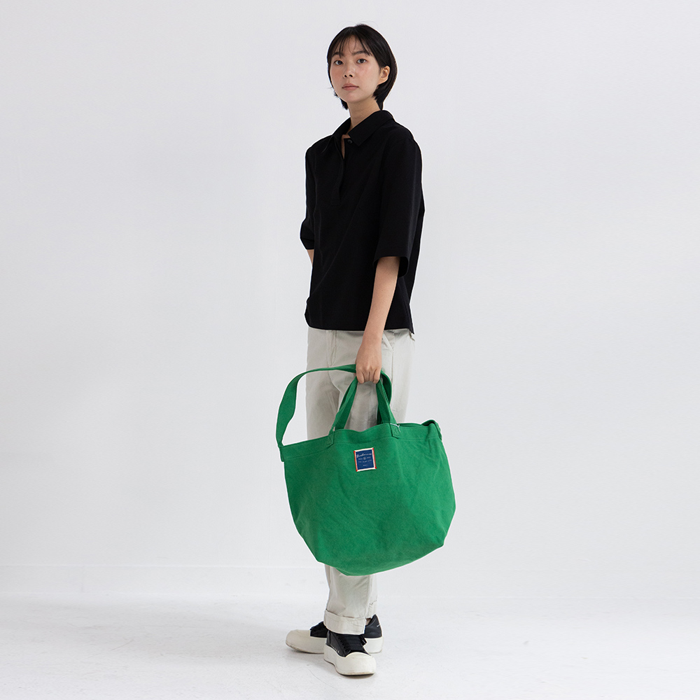 캔버스 크로스 바디 with 후지킨바이 Canvas Cross Body with FUJI KINBAI - 상세 이미지 2