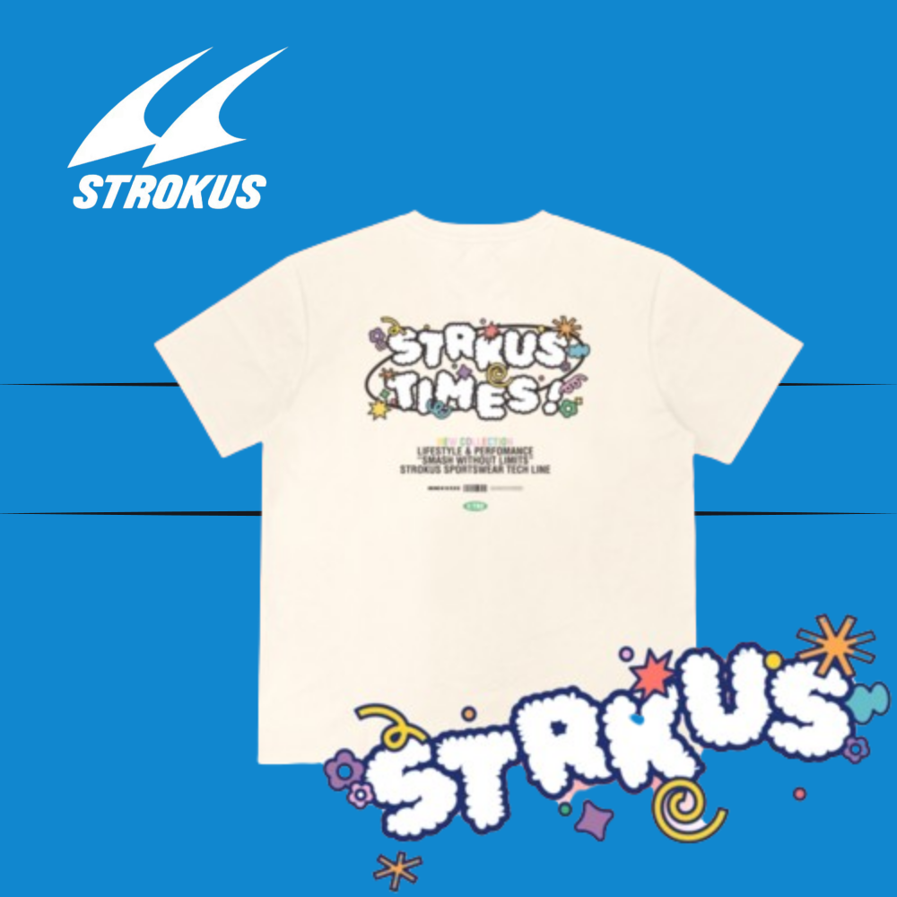스트로커스 배드민턴의류 반팔 오버핏 티셔츠 STRT-2535 - 메인 이미지