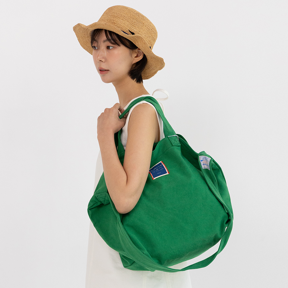 캔버스 크로스 바디 with 후지킨바이 Canvas Cross Body with FUJI KINBAI 이미지 6