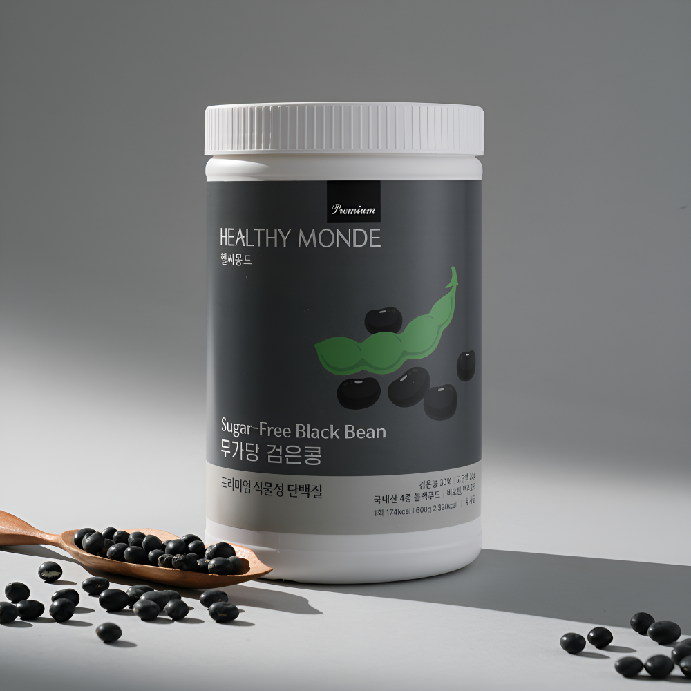 헬씨몽드 식물성 단백질쉐이크 식사대용 비건 식단 당제로 서리태 프로틴 무가당 검은콩