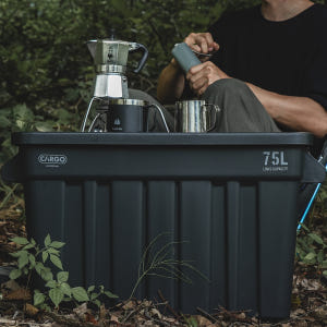 카고컨테이너 실드 박스 75L 캠핑 수납 정리함 다용도 트렁크 카키 운동러 솔직 후기 | 실사용 리뷰 - 상품 이미지 3