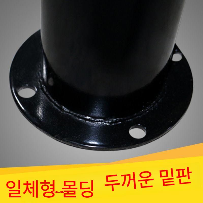 M자 볼라드 충돌 가드 레일 도로 보호 고정 기둥 U 듀얼바 76x1300x600x1.5(노랑) - 상세 이미지 3