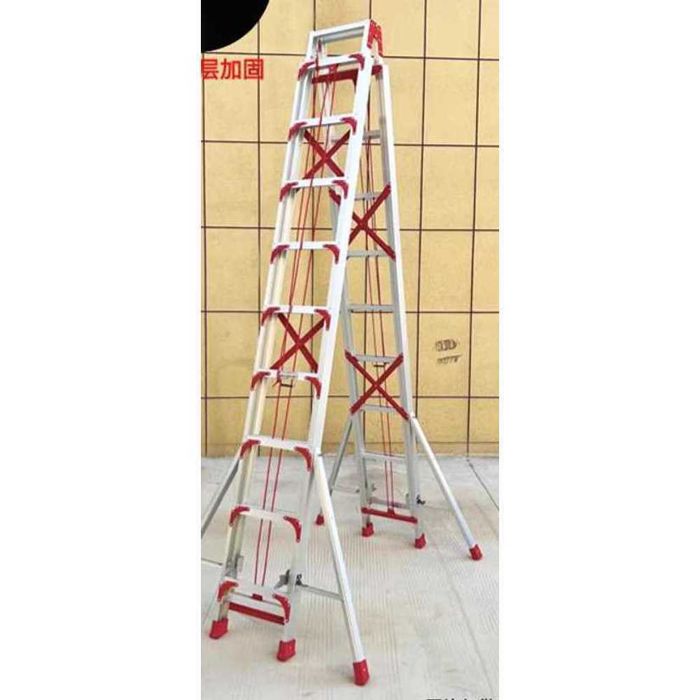 고소 사다리 알루미늄 공사장 양면 승강 등반 계단 1.5mm - 상세 이미지 2