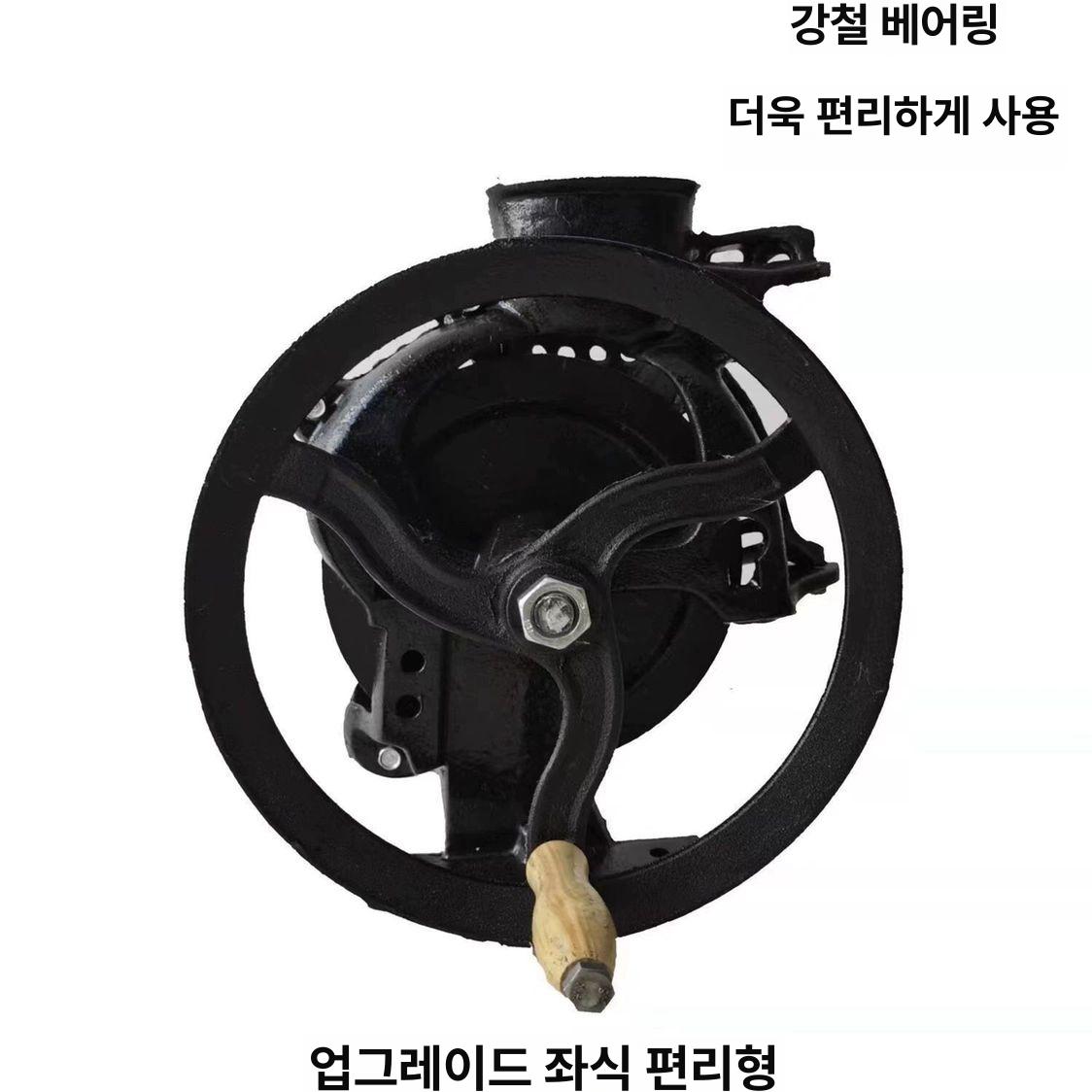 반자동 옥수수 탈곡기 까는기계 전통 가정용 농업용 강냉기 타작기 강냉이 핸들 분리 베이직 신업그레이드 수출형 전기모터 L 모터 - 상세 이미지 2