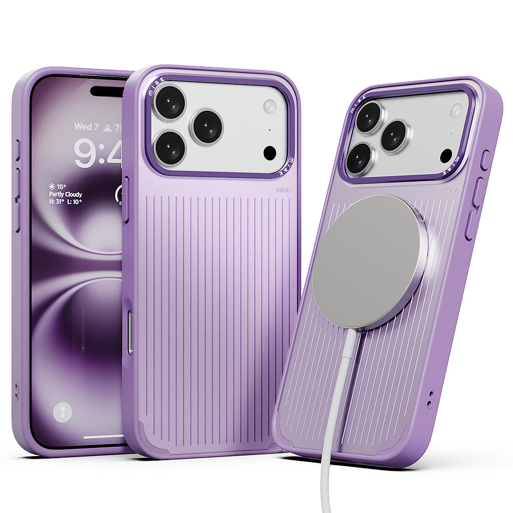 미아크 무드 맥세이프 케이스 라벤더, 아이폰17 프로