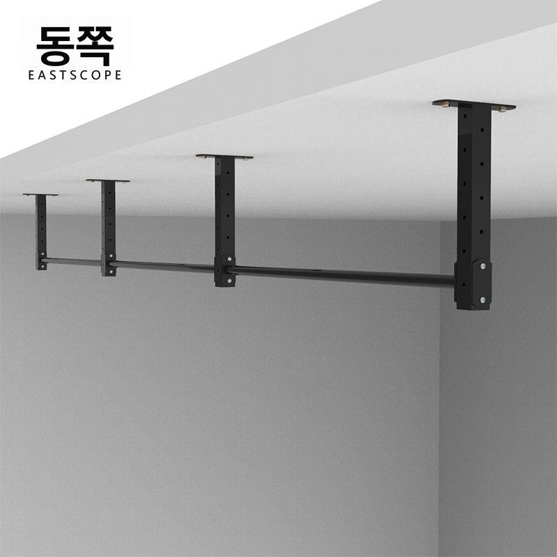 천장 고정형 스테인리스턱걸이 고정식 파이프행거 철봉 기본형 K150-13 운동봉 98cm - 상세 이미지 3