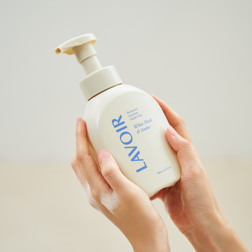 라브아 퍼퓸 포밍 핸드워시 화이트머스크앤앰버, 500ml, 1개 - 상세 이미지 3