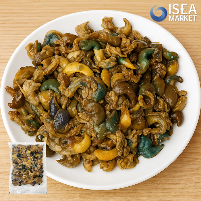 완도산 냉동 자숙전복내장/살 200g/1kg 국산