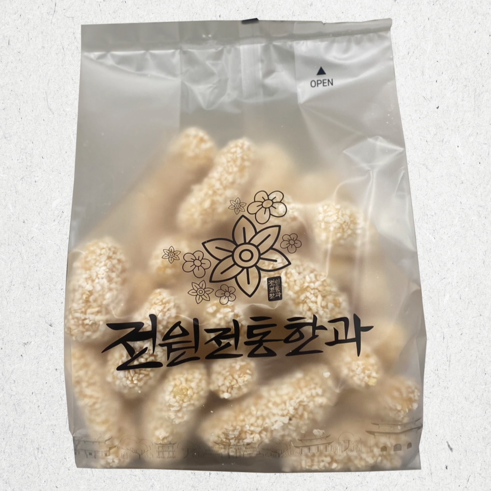 전주 수제 찹쌀 유과 손가락 옛날 국내산 조청 한과 선물세트 이미지 8