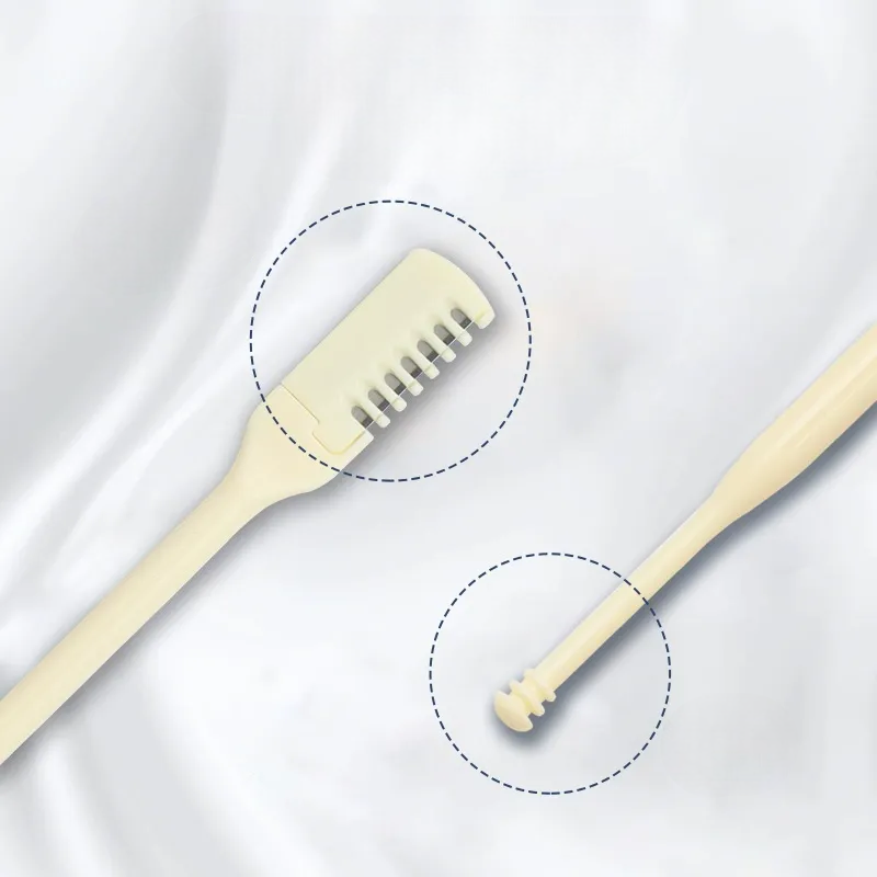 수동 코털 제거기 정리기 트리머 면도기 콧털 깎기 휴대용 남자 여자 안전한 양날 콧털 코털 귀 제거 세트 - 상품 이미지