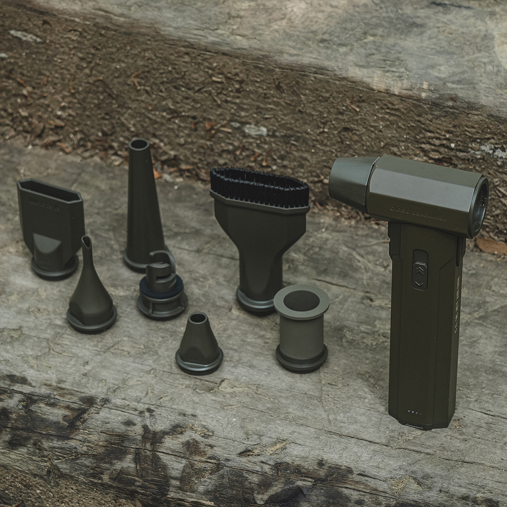 카고컨테이너 제트 무선 초강력 미니 세차 컴퓨터청소 캠핑 에어건 카키