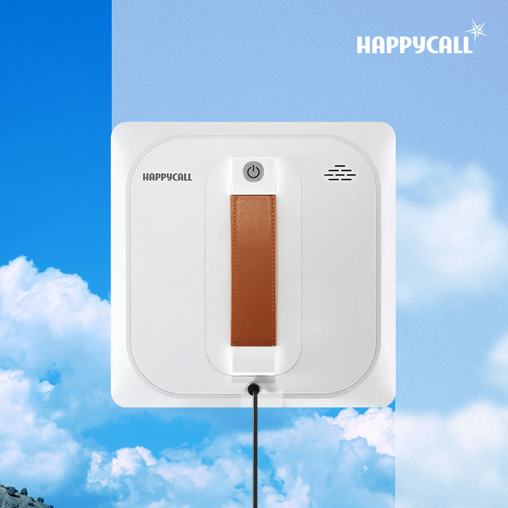 해피콜 25년형 창문로봇청소기 5세대 슬림형 유리창 양면물분사 윈도우매직