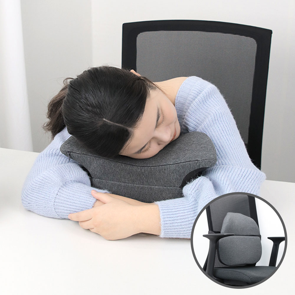 엎드려자는 사무실 책상 베개 얼굴 망막 꿀잠 낮잠베개