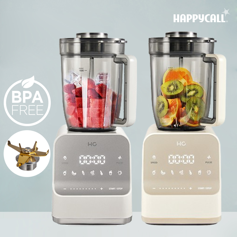 해피콜 믹서기 초고속 블렌더 미니 이유식 믹서기 브리즈탭 크러쉬 터치형