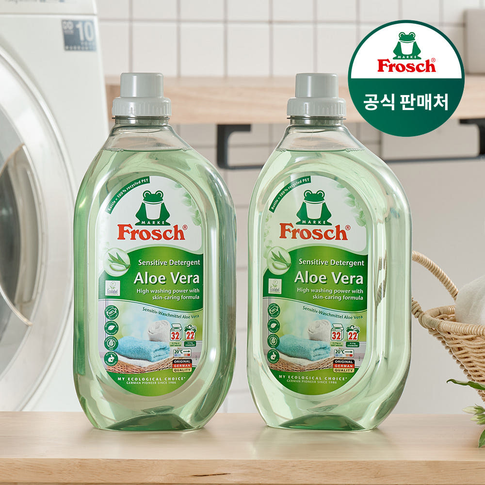 프로쉬 세탁세제 1.5L 알로에베라 2개 가격 비교 프로쉬 공식스토어 프로쉬 세탁세제 1.5L 알로에베라 2개